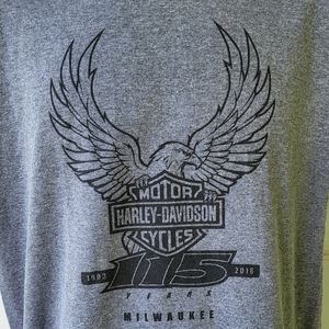 Men's Harley Davidson 115th Anniversary shirt, Large